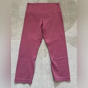 Lululemon Align High-Rise Cropped Leggings in
Washed Mauve